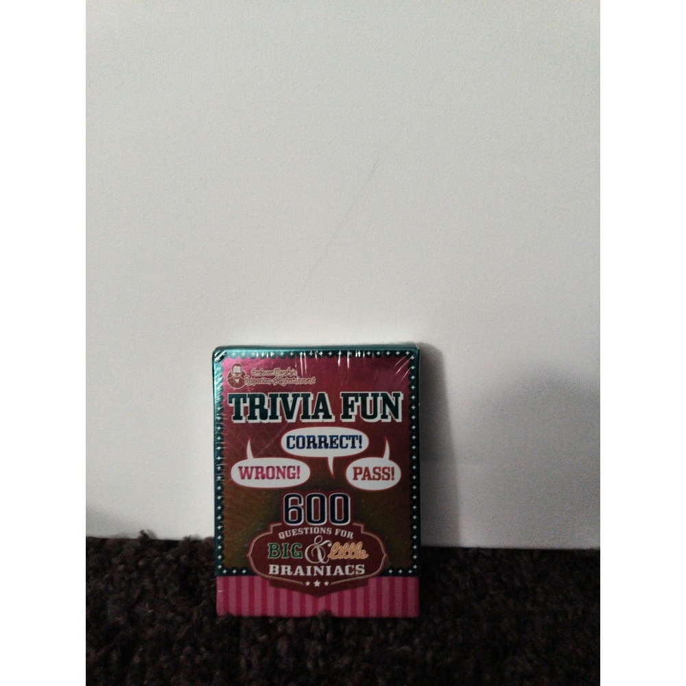 Trivia Fun 600 Questions Big Little Brainiacs Professor Murphy's Emporium New